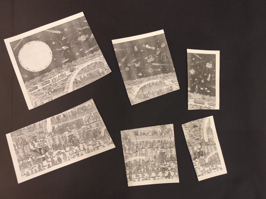 Downscaled photo of puzzle example